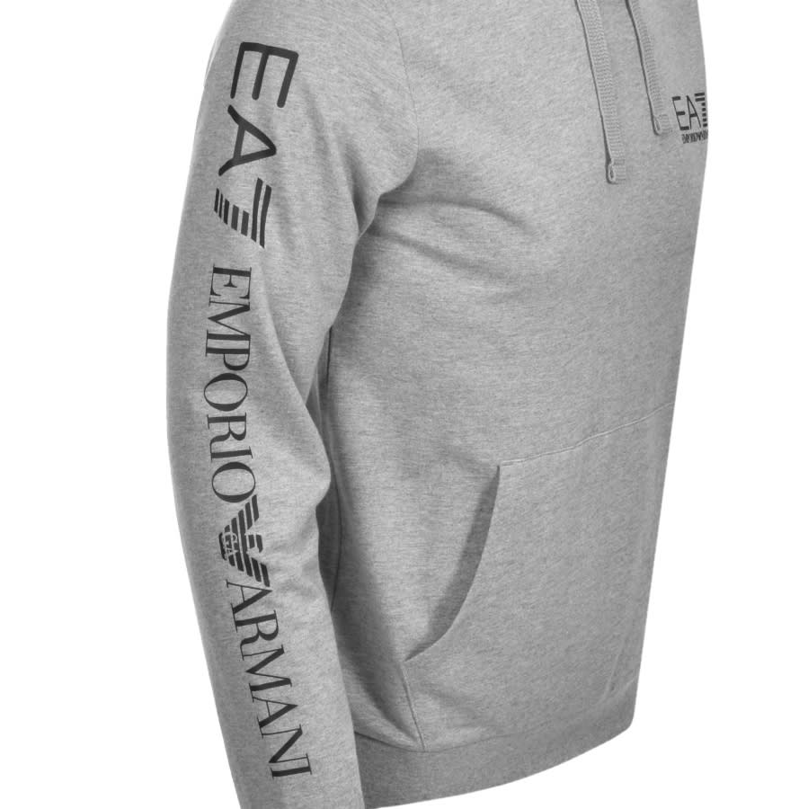 Alternative Image for ProductEA7 Emporio Armani Logo Hoodie Grey2